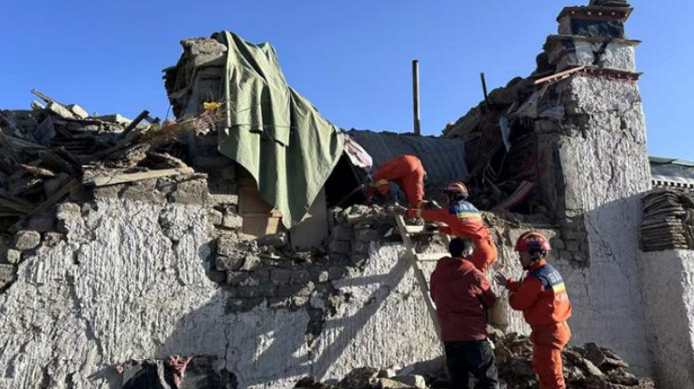 A massive earthquake near Mount Everest claimed 53 lives and parts of India experienced tremors.