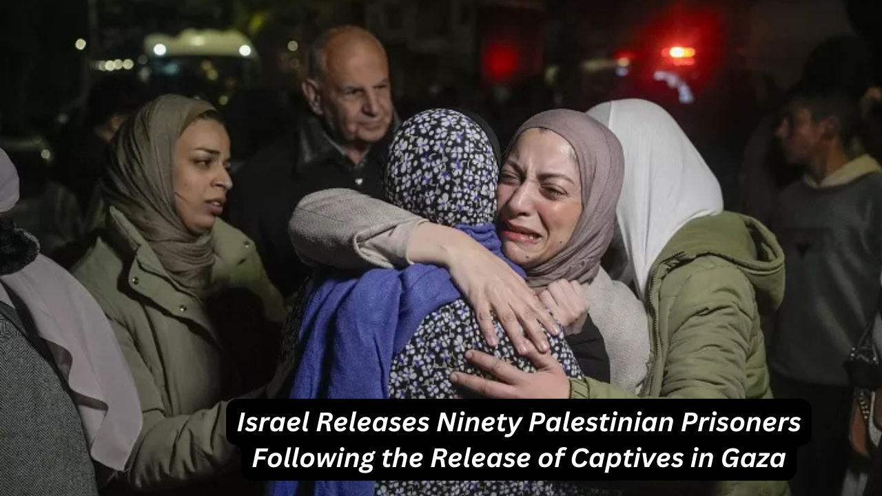 Israel Releases Ninety Palestinian Prisoners